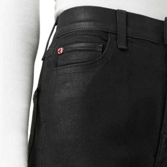 Hudson Jeans Noa High-Rise Straight Crop Jeans in Stellar - Picture 3 of 12